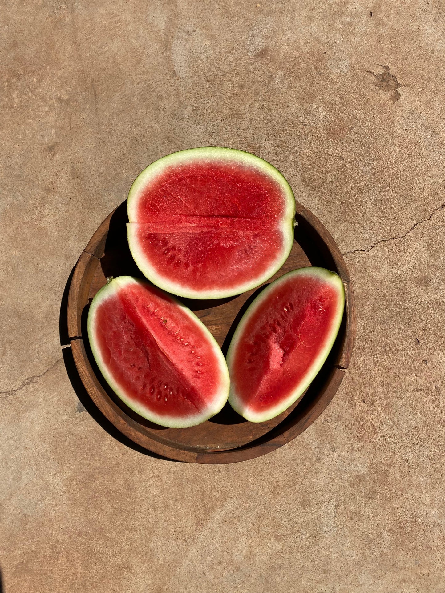 Watermelon,seedless, super sweet.