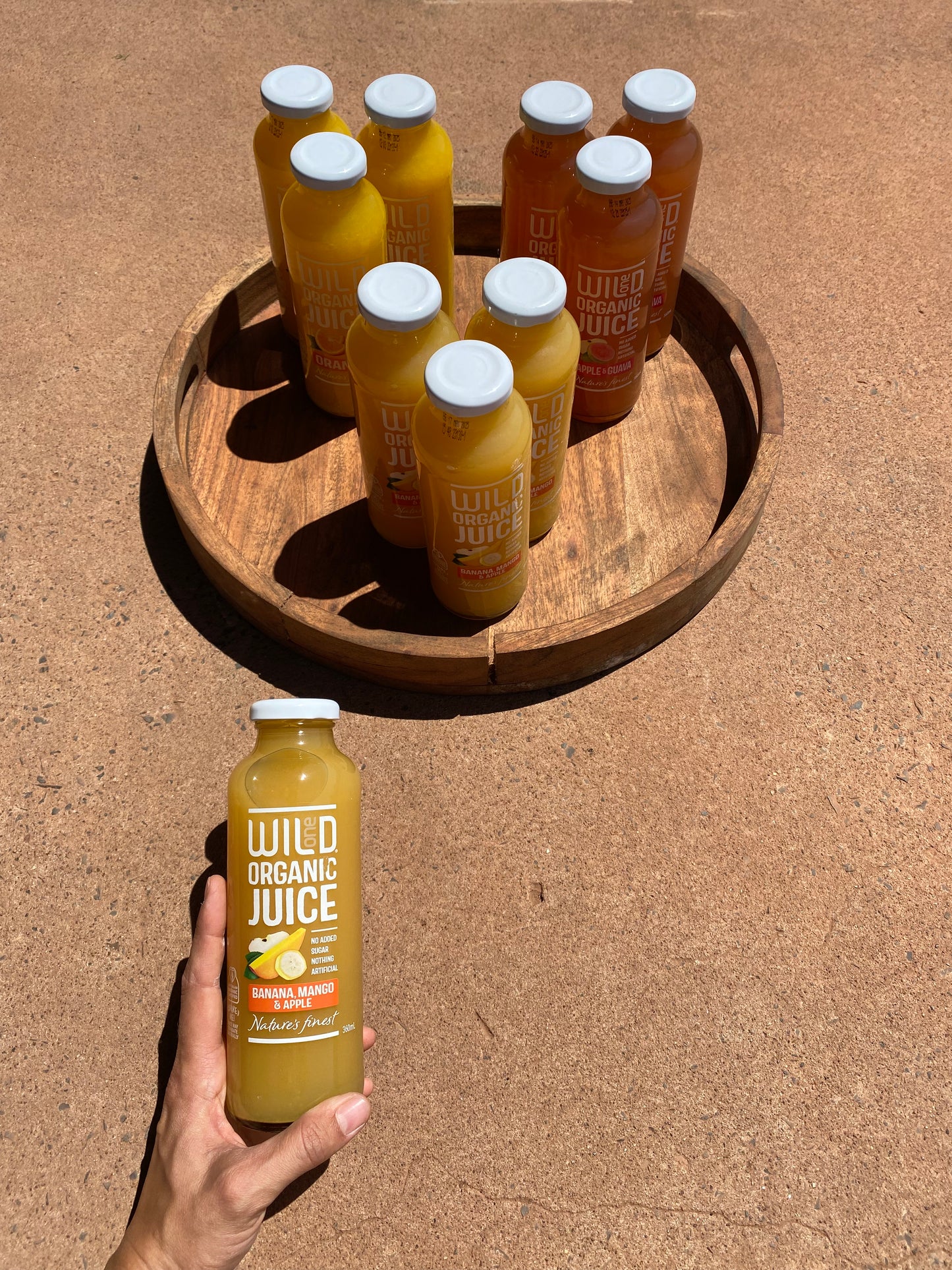 Banana, Mango, Apple Juice, Wild One Beverages