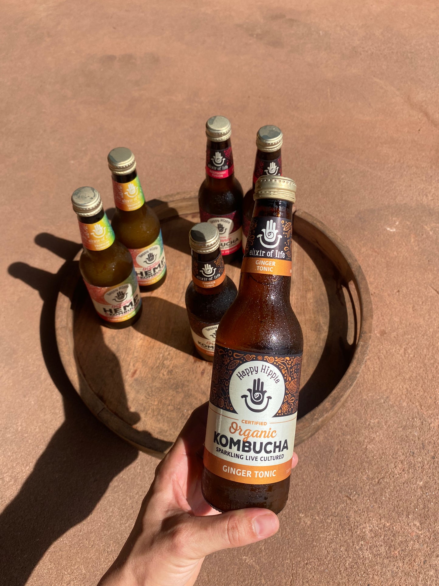 Kombucha, watermelon