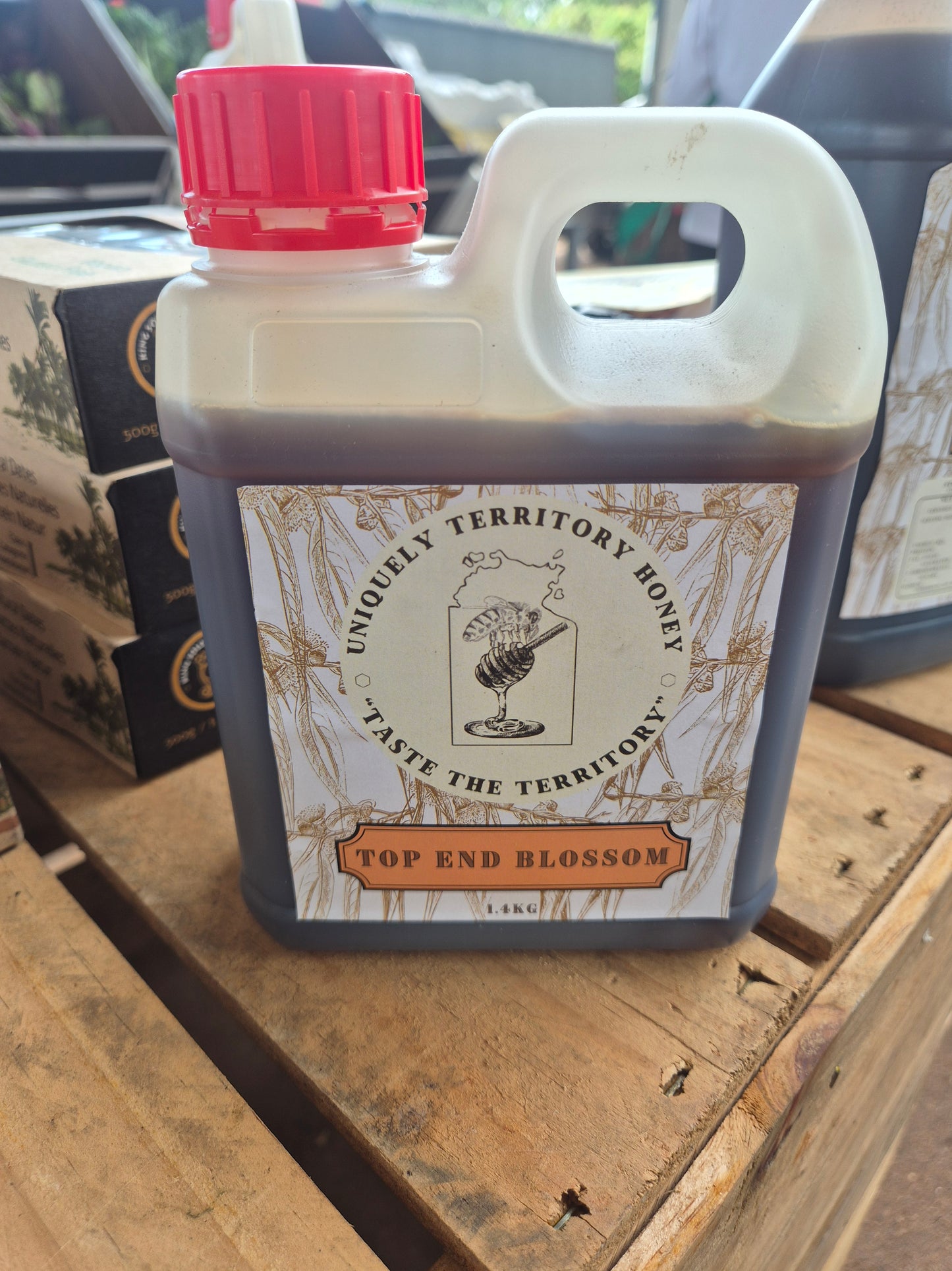 Honey 1.4kg value bottle, local