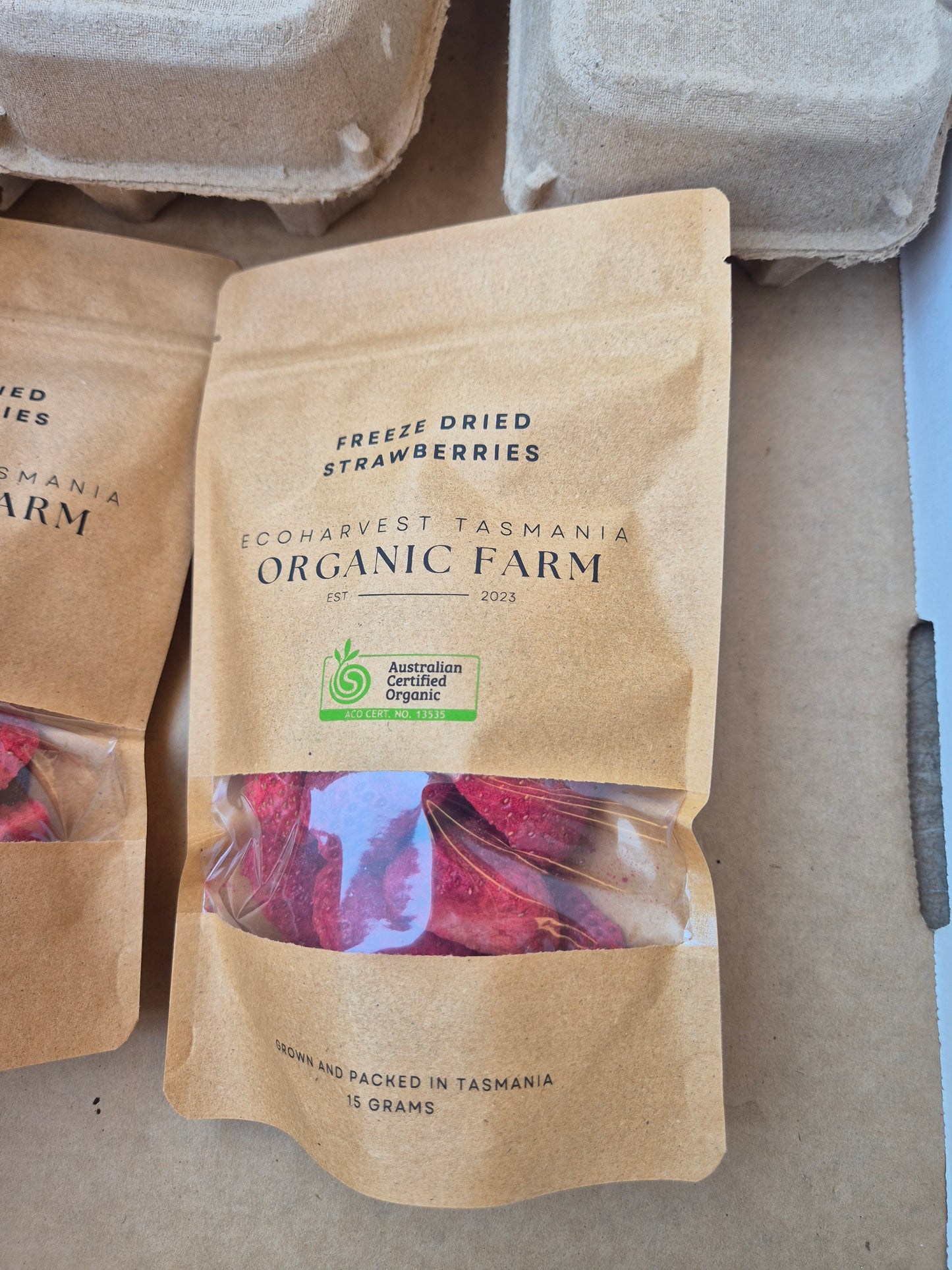 Strawberries freeze dried, 15g