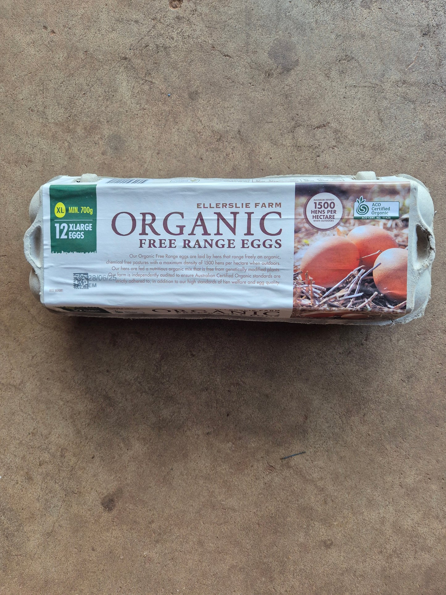 Eggs Certified organic 700g