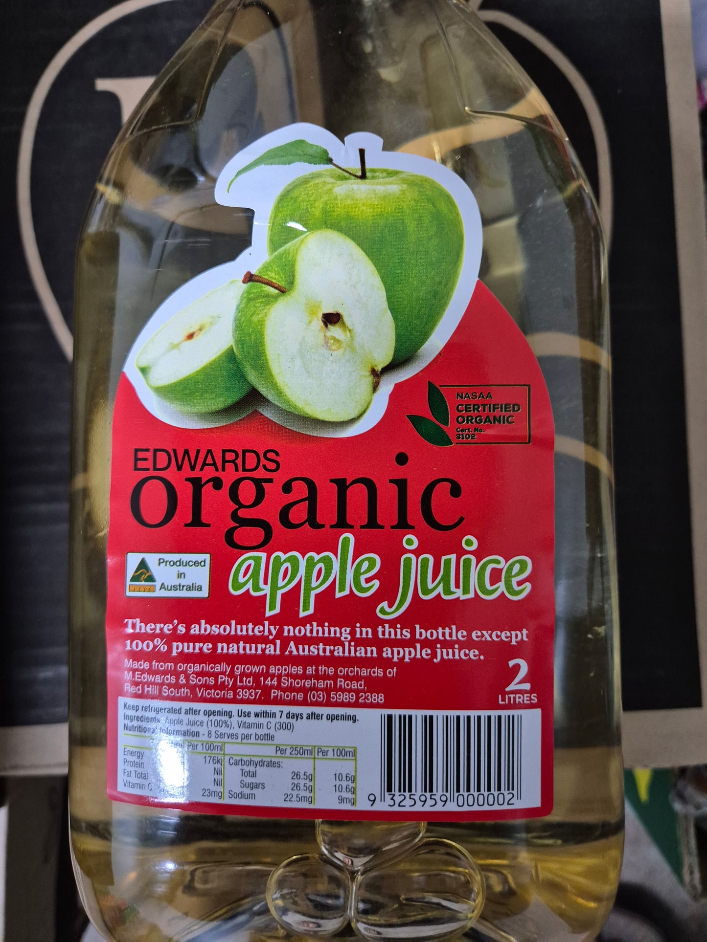 Apple Juice 2 litre bottle