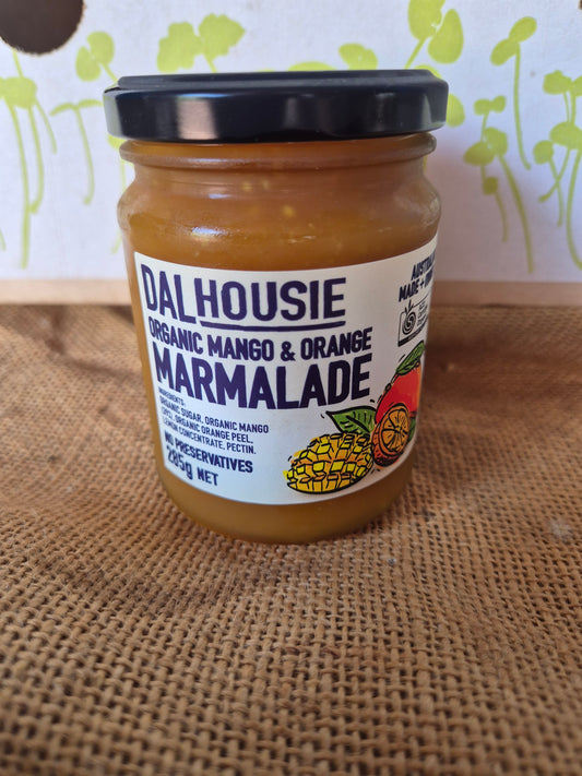 Marmalade mango and orange, dalhousie Certified organic 285g
