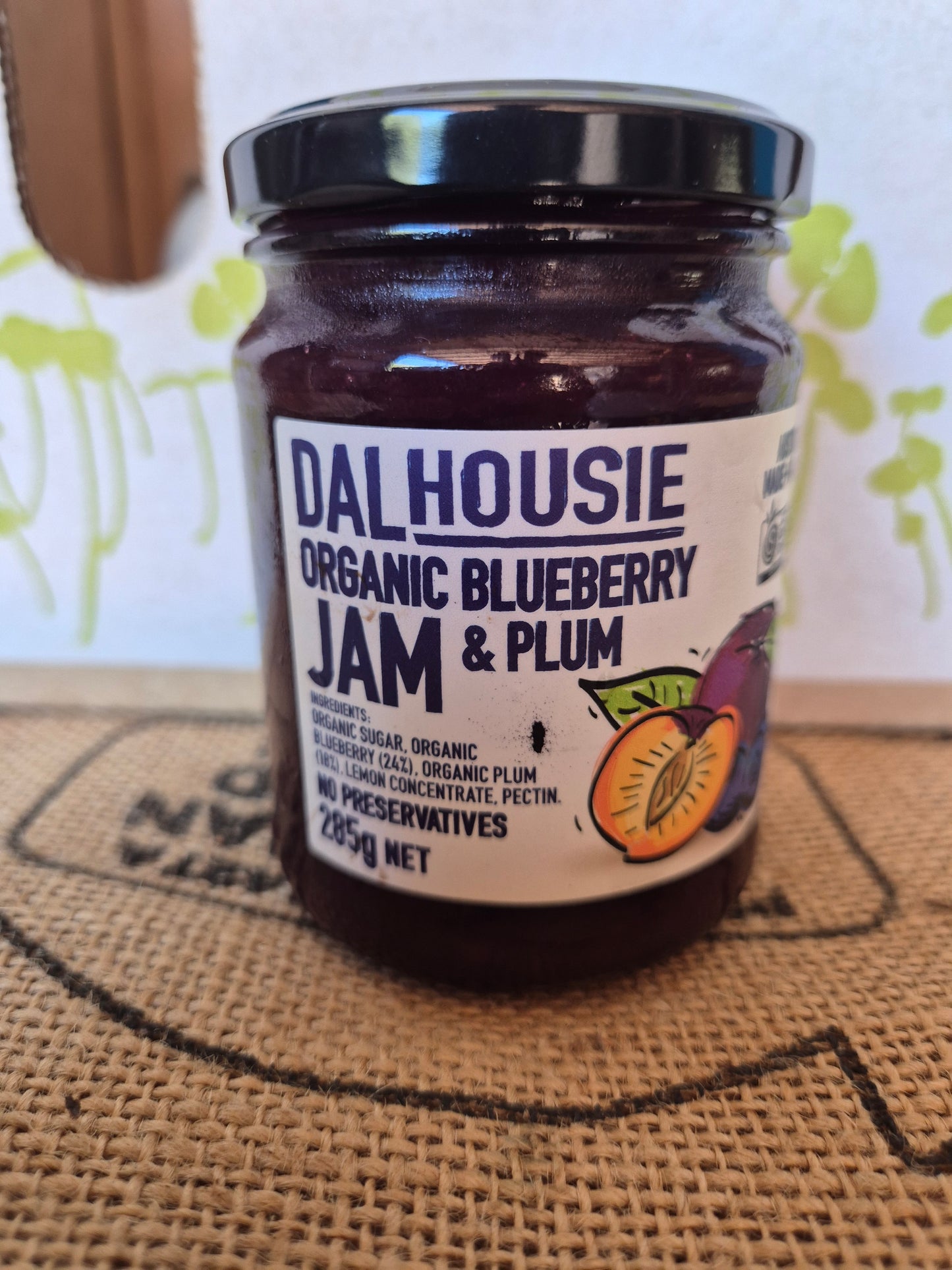 Jam Blueberry and Plum Certified Organic