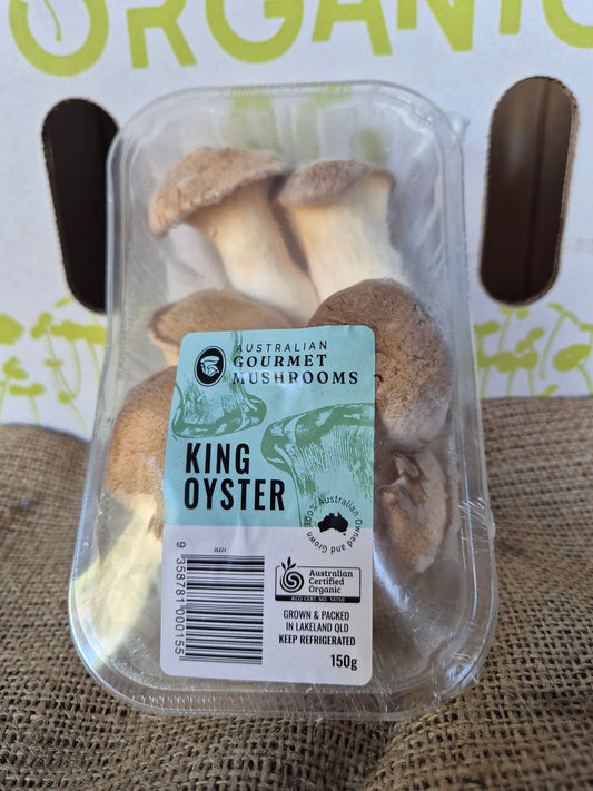 Mushrooms King Oyster 150g Certified Organic