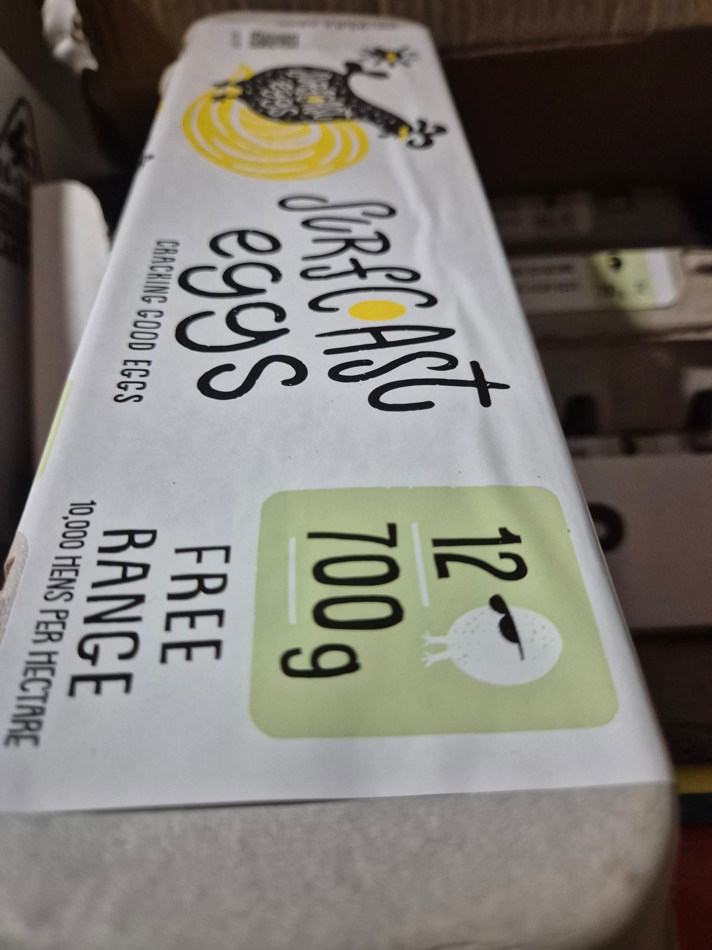 Eggs dozen 700g free range